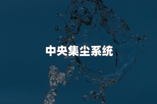 中央集尘系统